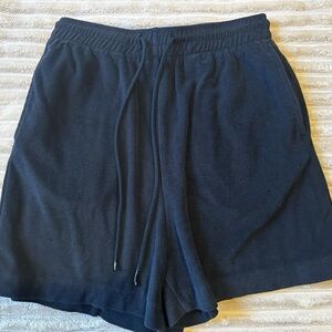 Black Drawstring Shorts